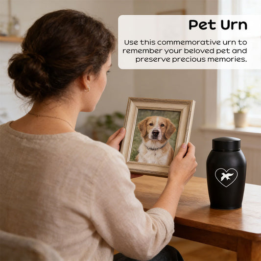 Urne Funéraire pour Animal de Compagnie – Acier inoxydable, 11 modèles