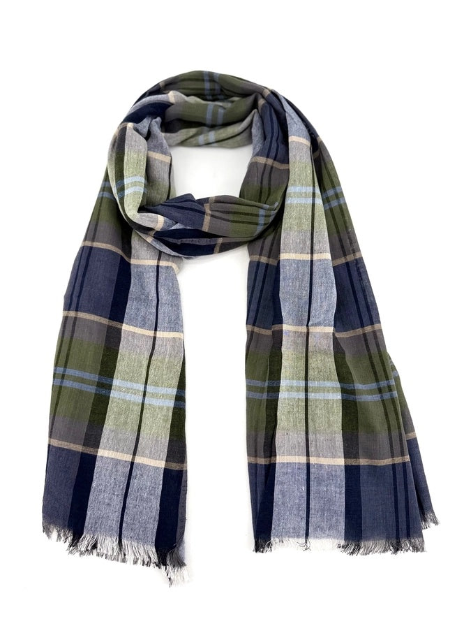 Echarpe Homme 100% coton tissé