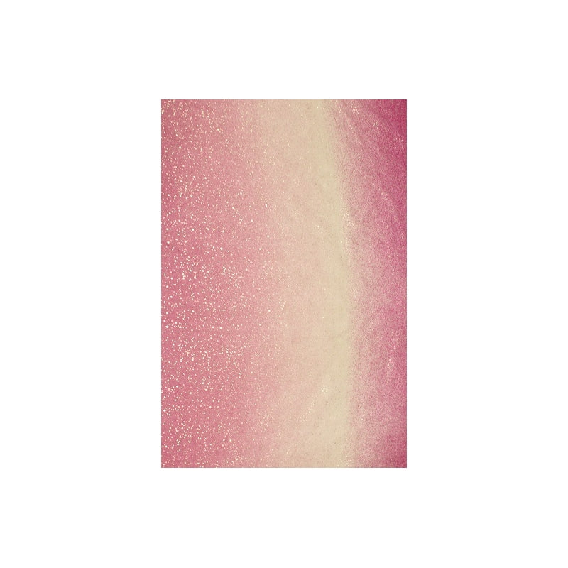 Étole ombrée – Doux polyester, touches dorées – Beige ou Rose