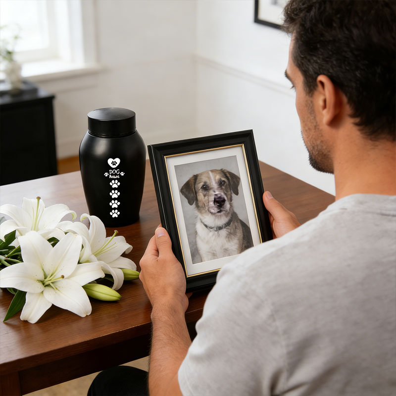 Urne Funéraire pour Animal de Compagnie – Acier inoxydable, 11 modèles