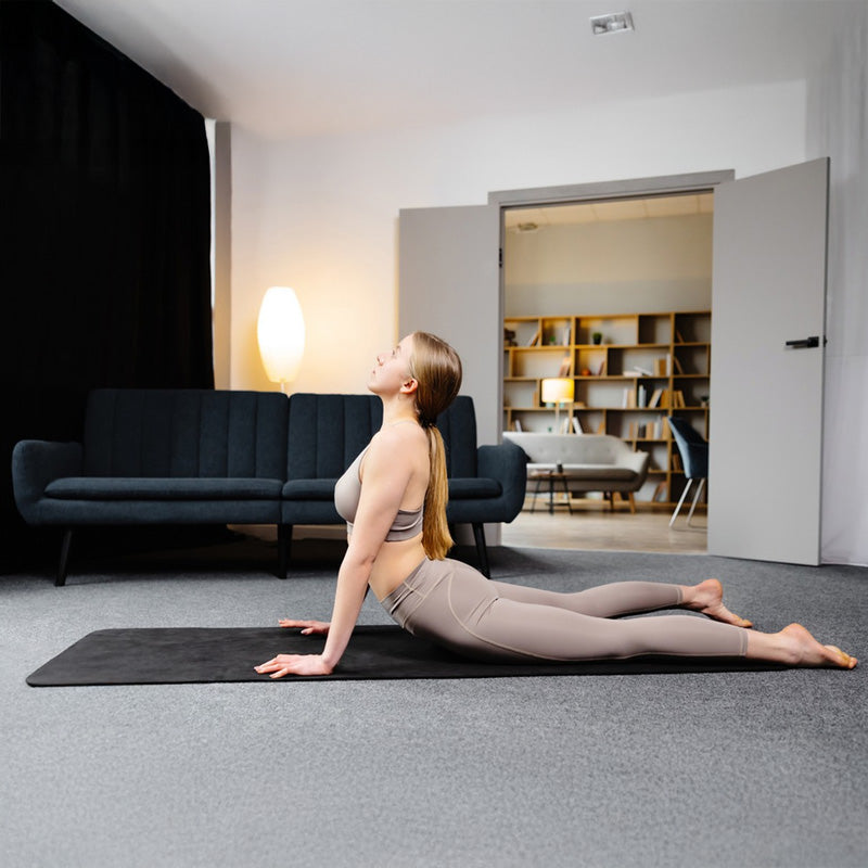 Tapis de Yoga NBR Extra-Long 187×62,5 cm – Épais 8 mm, 5 coloris