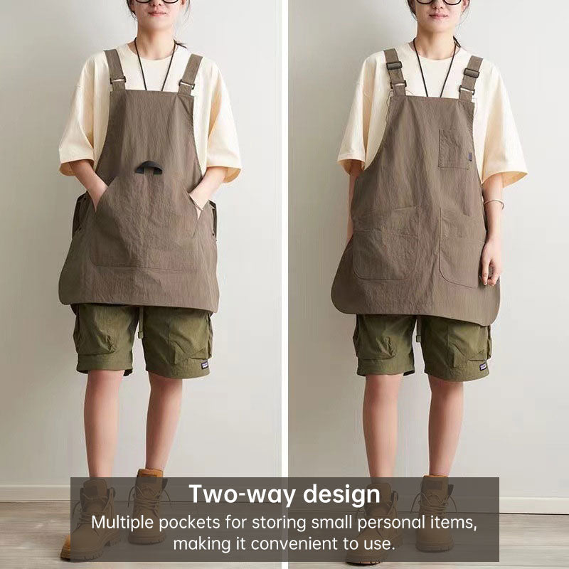 Tablier de Cuisine Réversible Imperméable – Unisexe, multi-poches, 5 coloris