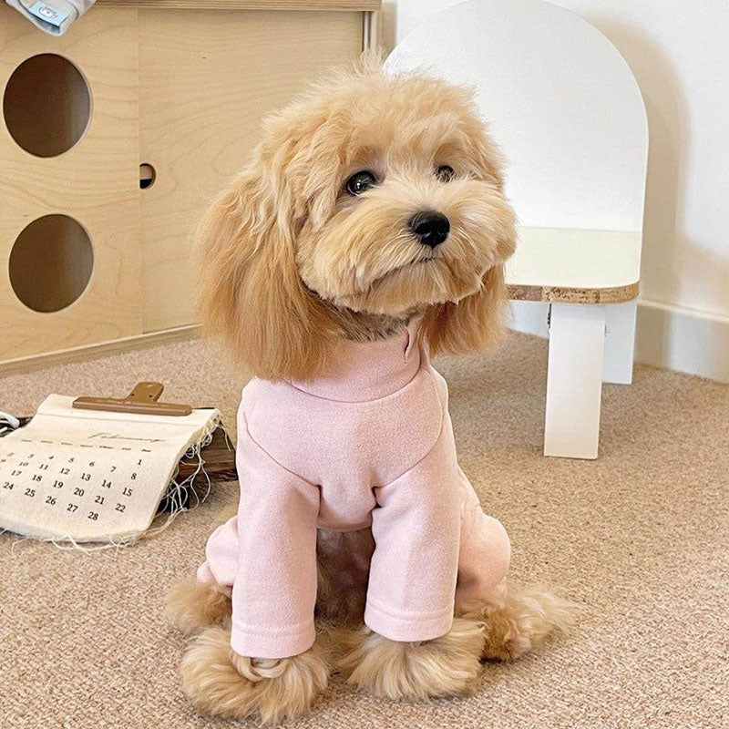 Pyjama Combinaison pour Chien – 4 pattes, doux & chaud, XS à XL