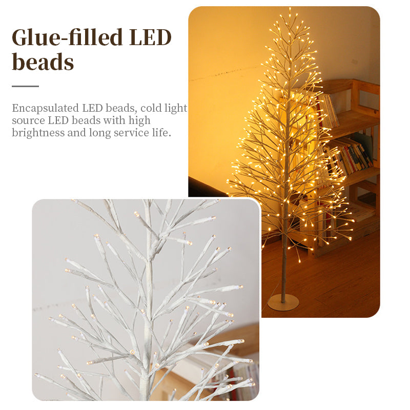 Arbre Lumineux LED Branches de Bouleau – Blanc chaud, intérieur & extérieur