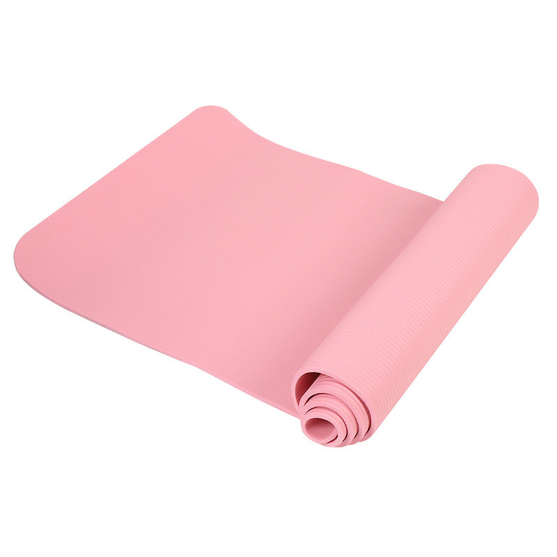 Tapis de Yoga NBR Extra-Long 187×62,5 cm – Épais 8 mm, 5 coloris