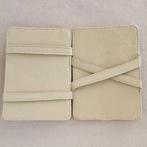 Porte-cartes cuir magique – Système lanière, Eco-Friendly, fait en Italie