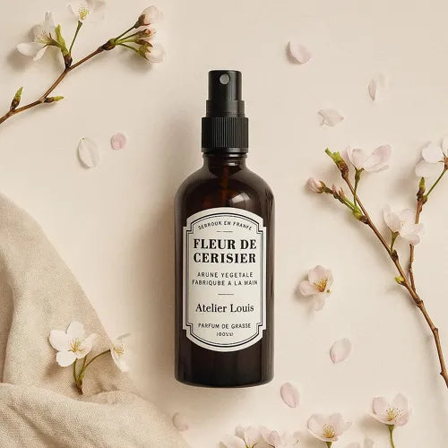 Brume d'intérieur Fleur de Cerisier 100ml – Parfum naturel Atelier Louis, fait en France