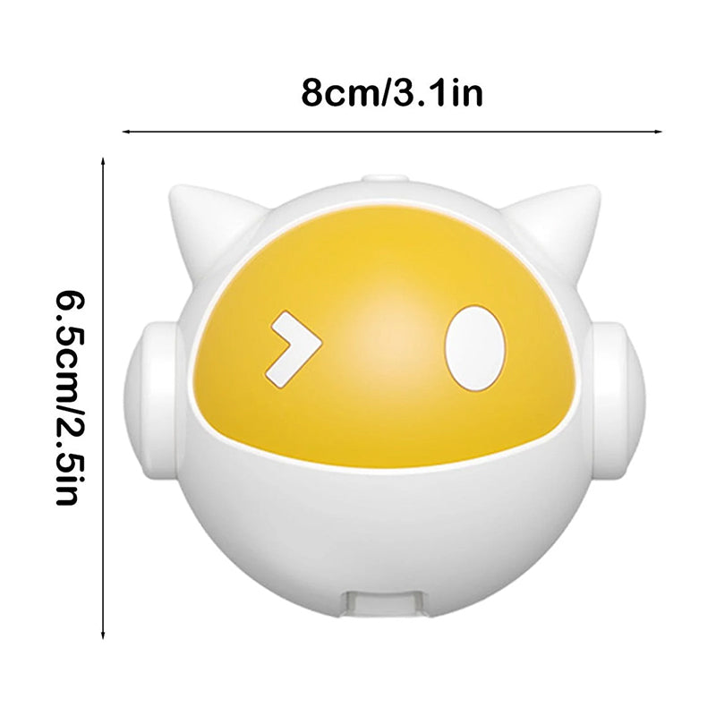 Balle Interactive Automatique pour Chat – Mouvement aléatoire & pompon