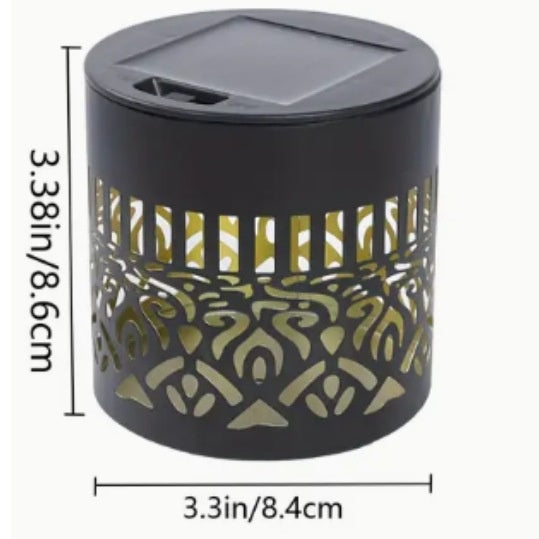 Lampe solaire murale Mandala Tournesol – Décoration jardin