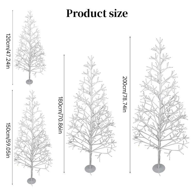 Arbre Lumineux LED Branches de Bouleau – Blanc chaud, intérieur & extérieur