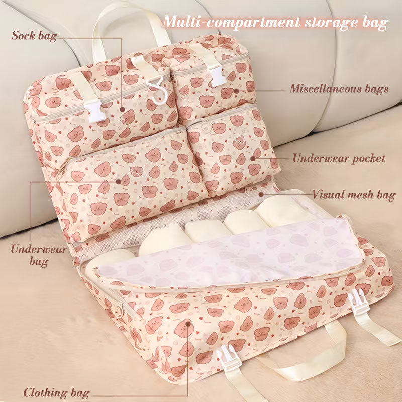 Organisateur de Voyage pour Vêtements – Grande capacité, compartiments séparés, 6 modèles