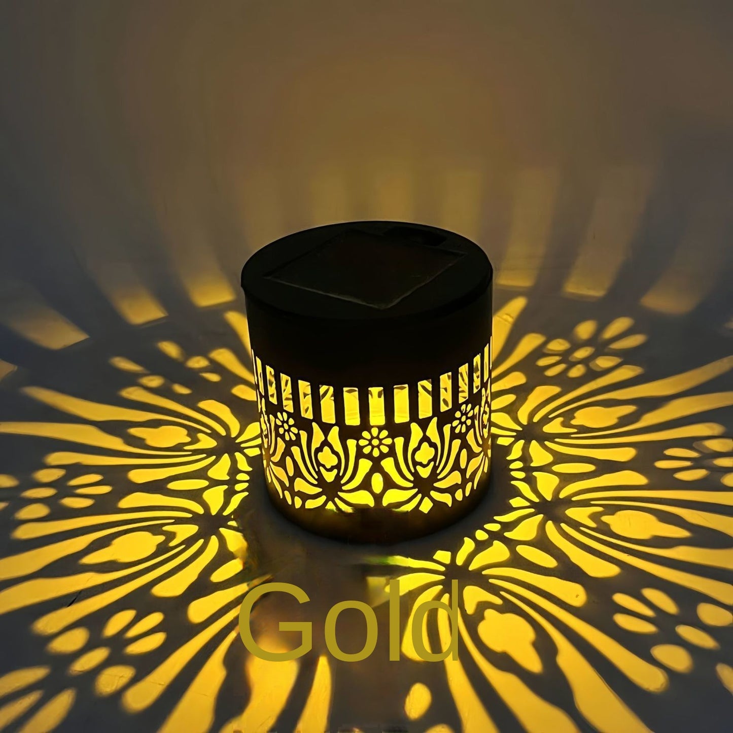 Lampe solaire murale Mandala Tournesol – Décoration jardin