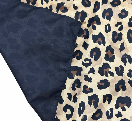 Foulard Bandana Léopard — Coton & Détails Dorés