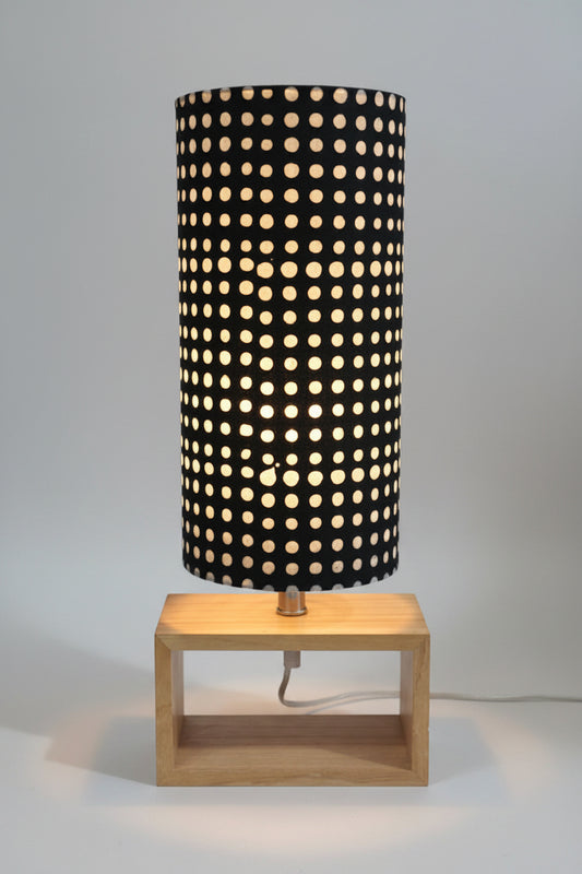 Lampe Upcyclée Bois Papier Népalais