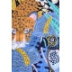 Grand Carré Jungle – Panthère & Toucan avec Pompons