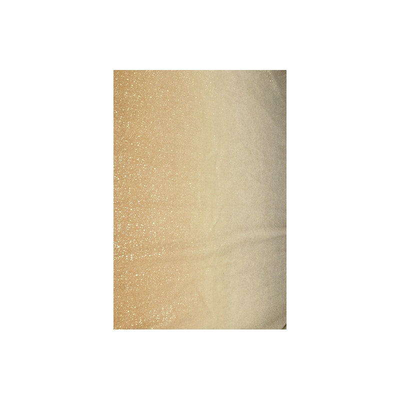 Étole ombrée – Doux polyester, touches dorées – Beige ou Rose