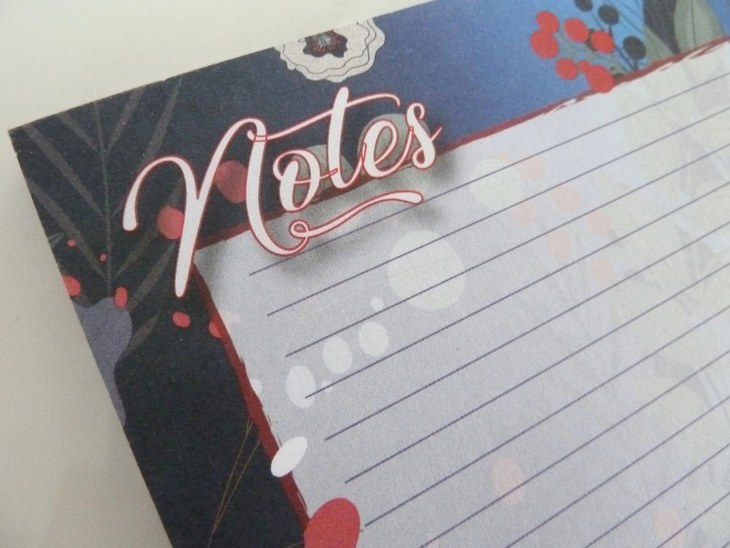 Bloc Notes A6 Imprimé Fleurs Style Japonisant, To Do List 50 Feuilles